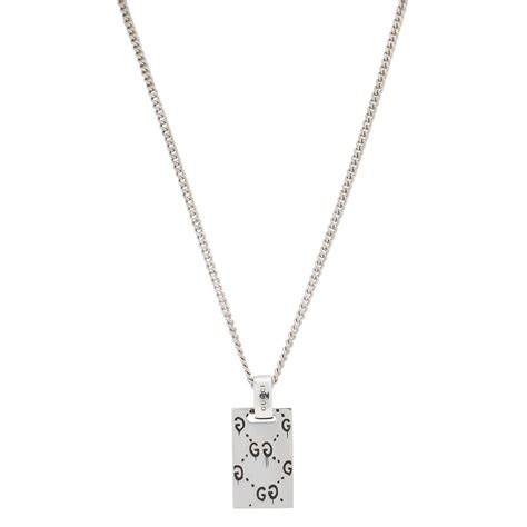 gucci ghost pendant|gucci ghost pendant necklace men's.